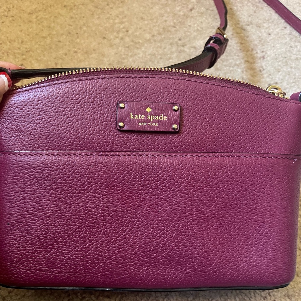 Kate Spade Burgundy purse.